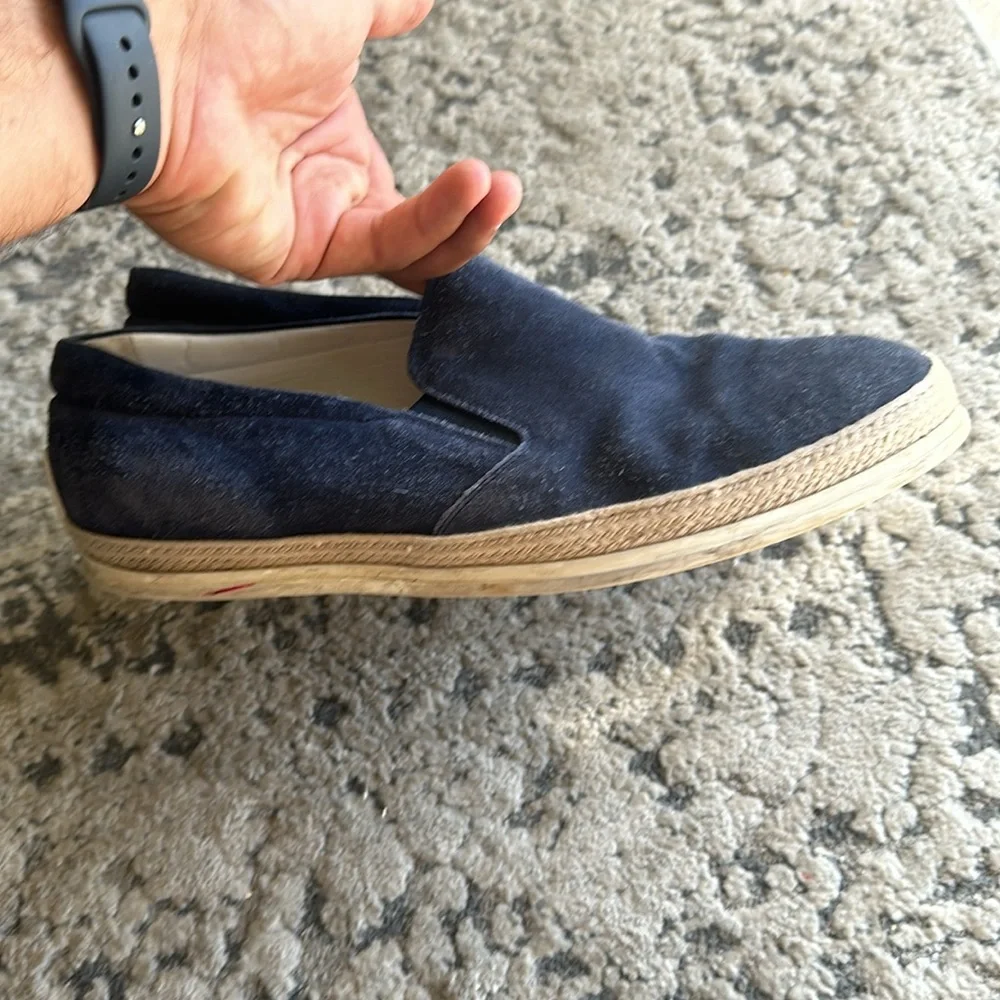 Tod’s - Navy - Suede Slip on - Sz 12 - Picture 3 of 6